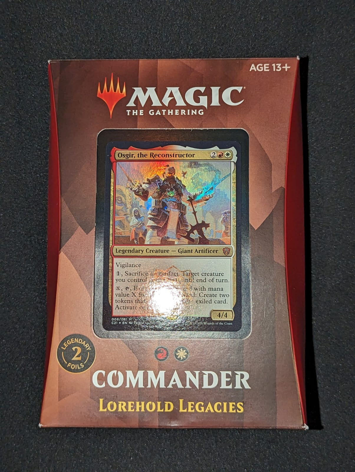 Commander 2021 Deck - Lorehold Legacies MTGMoxBox Commander 2021 Deck - Lorehold Legacies MTGMoxBox