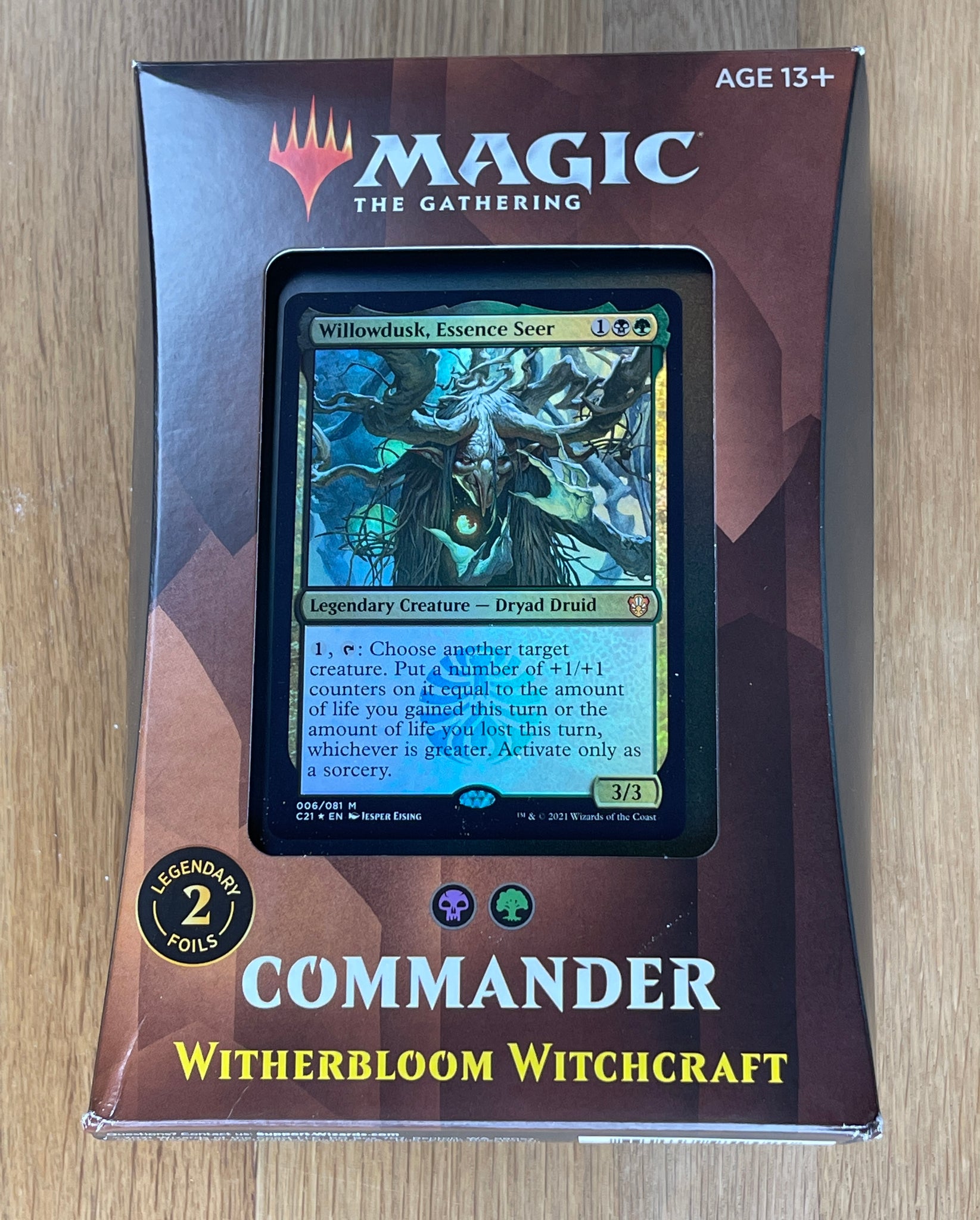 Commander 2021 Deck - Witherbloom Witchcraft